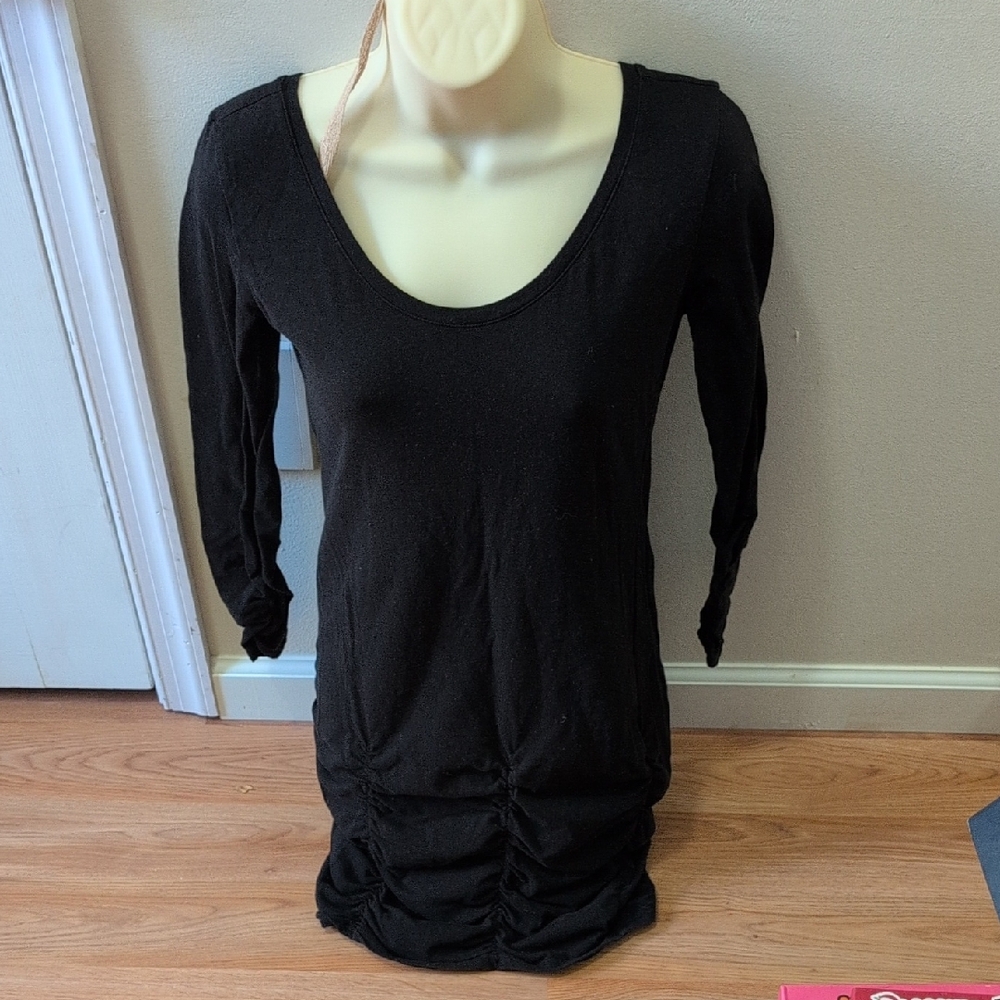 French Connection Black Long Sleeve Top